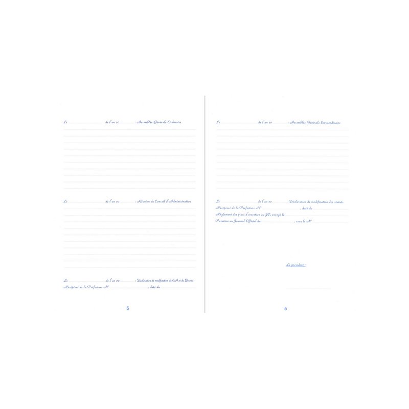 Verenigingsregister, 297 x 210 mm